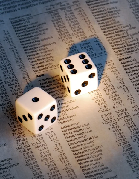 Taking too much risk in investing — Stock Photo, Image