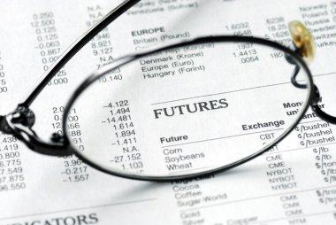 Focus on the futures market clipart