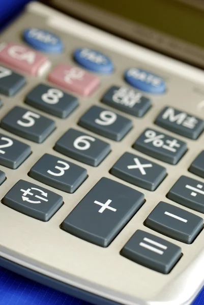 Vista de cerca de una calculadora — Foto de Stock