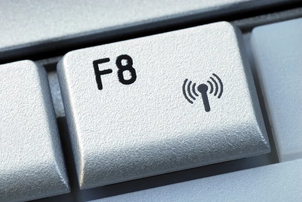 Функциональная клавиша F8 — стоковое фото