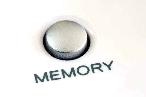 メモリ ボタンのクローズ アップ表示 — ストック写真