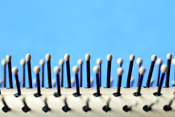 Close up view of a hair brush — Stock Photo, Image