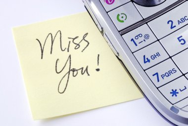 I miss you and want to call you clipart