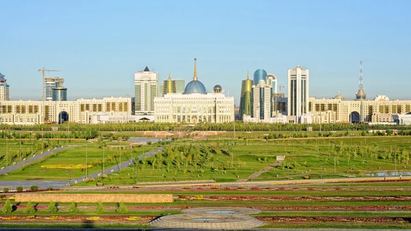 Вулиці Астана, архітектура — стокове фото