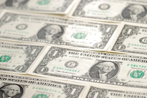 Background with american One Dollar — Stock Photo, Image
