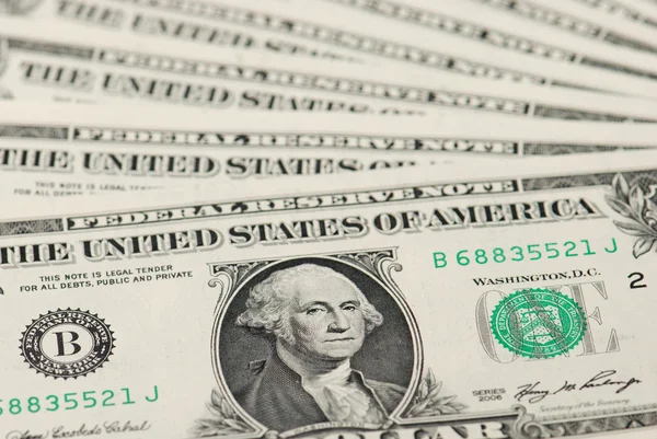 Antecedentes com um dólar americano — Fotografia de Stock