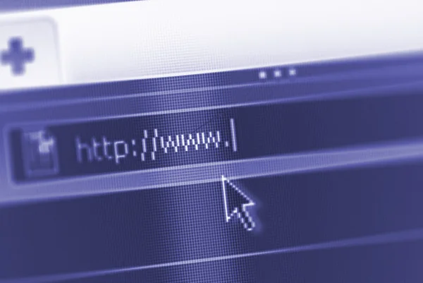 Internet url with some copy space — Stock Photo, Image