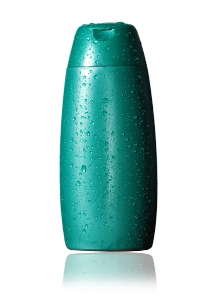 Blank bottle of shampoo — Stock Photo, Image