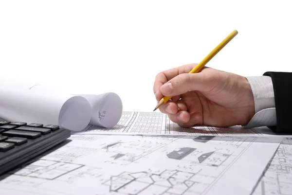Drawing Blueprint Stock Picture