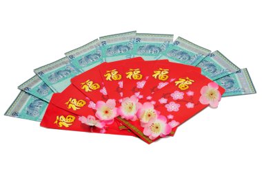 Red packet or ang pow clipart
