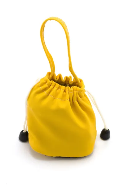 Желтый мешок — стоковое фото