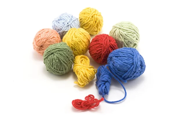 Ball of the colour threads 4 — Stock Photo, Image