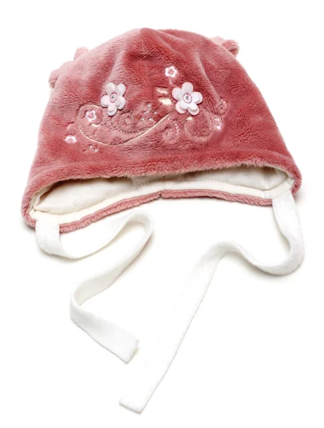 玫瑰婴儿帽 — 图库照片