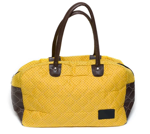 Yellow lady bag — Stock Photo, Image