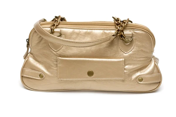 Gold(en) lady bag — Stock Photo, Image