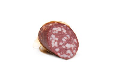 Piece of the cleaned sausage 2 clipart