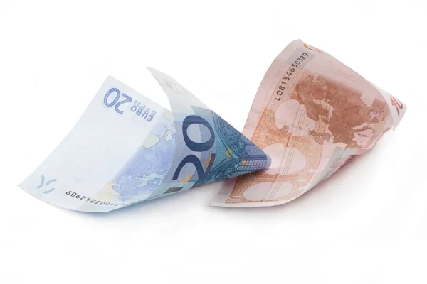 Счета евро ролл 9 — стоковое фото