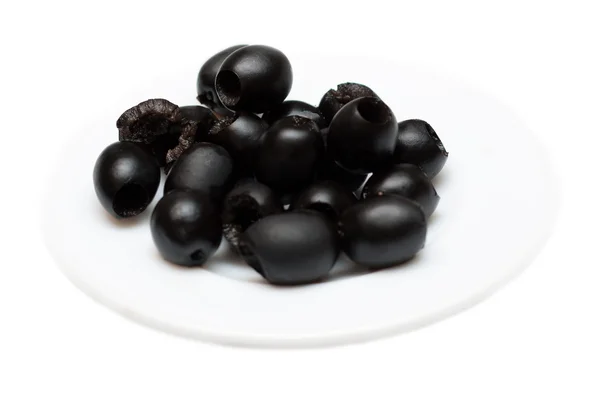 Olives on plate — Stock Photo, Image