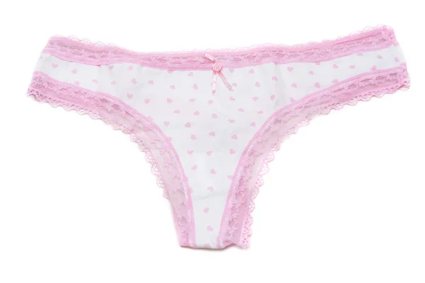 Kvinnliga underkläder, rosa hjärta — Stockfoto