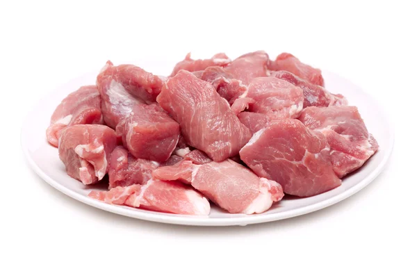 Vlees op plaat — Stockfoto