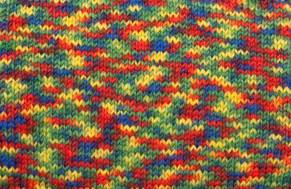Fond tricoté varicolore — Photo