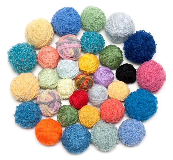 Bola dos fios para tricotar — Fotografia de Stock