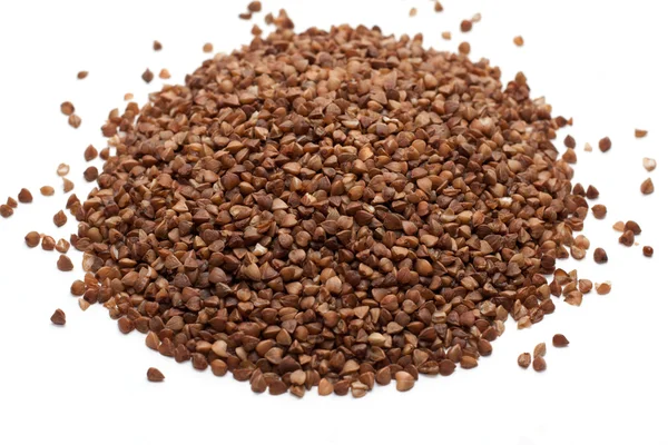 Heap buckwheat croups — Stock Photo, Image