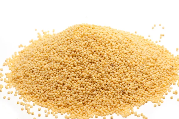 Heap millet is spilt — Stock Photo, Image