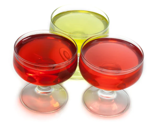 Red and yellow jelly — Stock Photo, Image