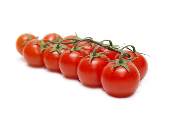 Tomates vermelhos cereja quatro — Fotografia de Stock