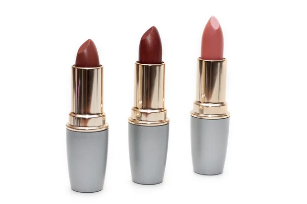 Three feminine lipsticks — Stock Photo, Image