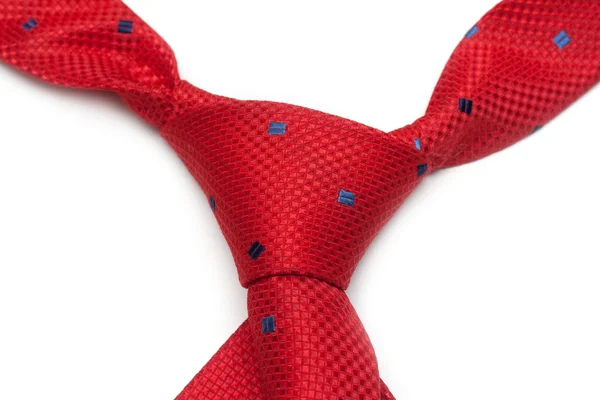 Red male tie — Stock Photo, Image