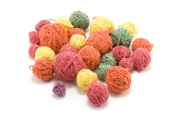Ball of the colour threads — Stock Photo, Image