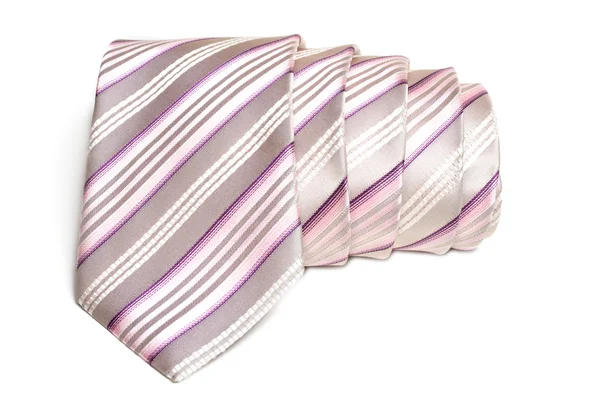 Rose striped tie — Stock Photo, Image