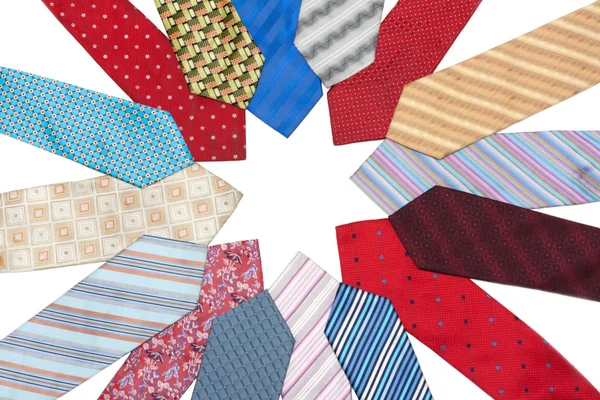 Male ties put around — Stock Photo, Image