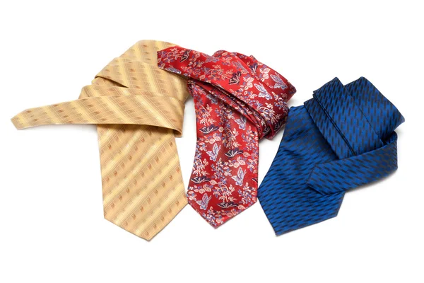 Three ties convolute — Stock Photo, Image