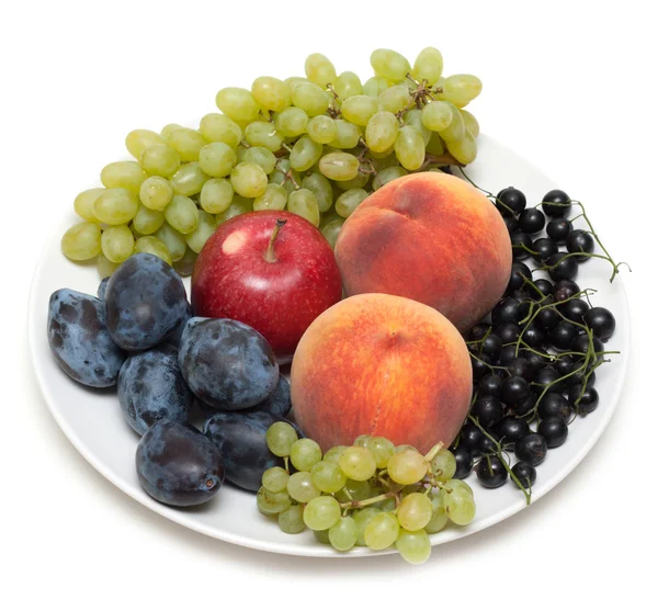 stock image Still life, plate with fruit