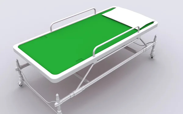 Noodgevallen bed — Stockfoto