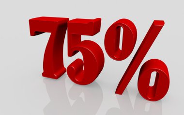 % 75