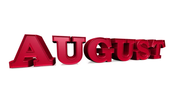Agustus — Stok Foto