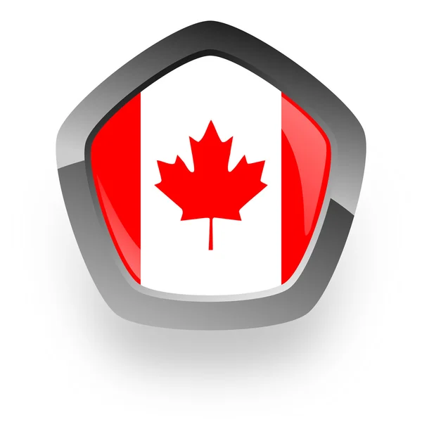 stock image Canadian web icon