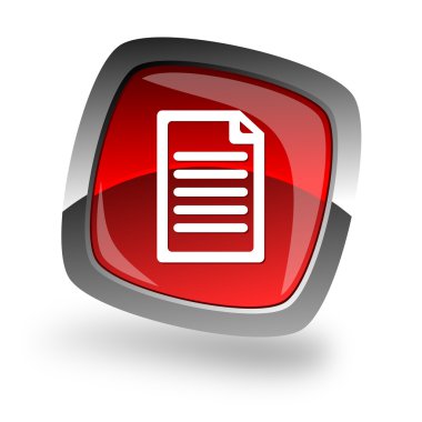 Document internet icon clipart