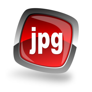 Jpg file internet icon clipart