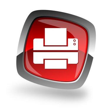 Printer internet icon clipart