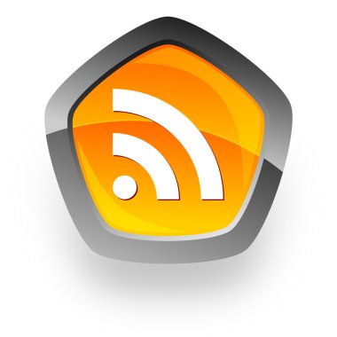 Rss internet icon clipart