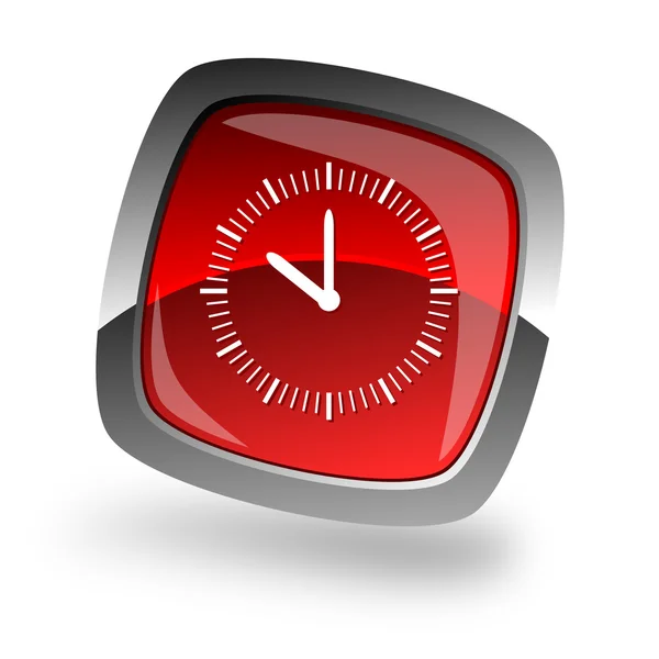 Clock internet button — Stock Photo, Image