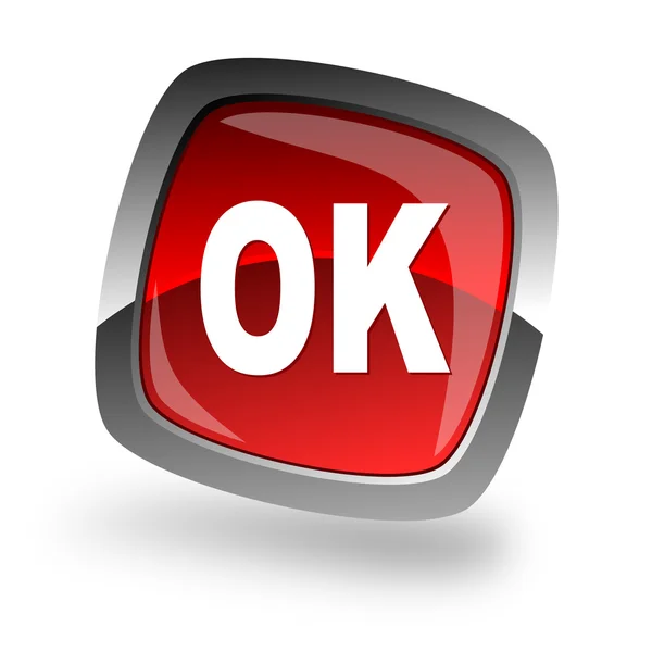 Ok internet icon — Stock Photo, Image