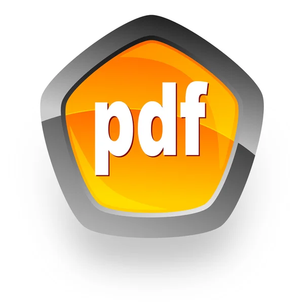 Pdf 文件互联网图标 — 图库照片