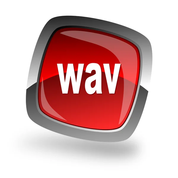 stock image Wav file internet icon