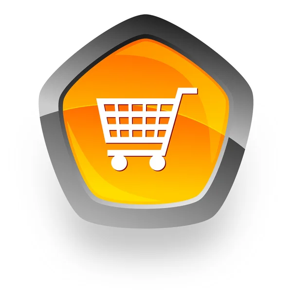 Zakupy ikona internet — Zdjęcie stockowe
